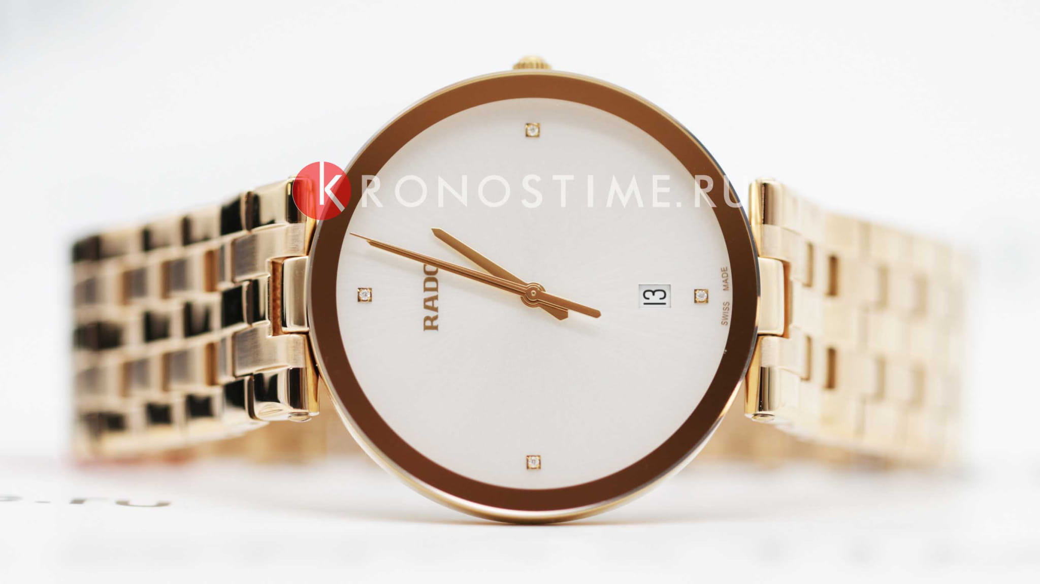 Rado Rado Florence Diamonds R48869734 мужские часы белый циферблат на запястье
